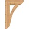Ekena Millwork Thorton Slat Smooth Bracket w/ Offset Brace, Western Red Cedar, 7 1/2"W x 22"D x 34"H BKT0806X22X34THR06SWR - alternate 4